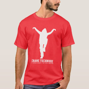 T-shirt La technique de grue - si faite convenablement,