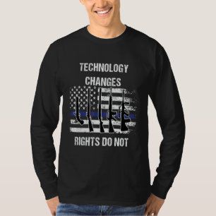 T-shirt La technologie change les droits, pas le 2e amende