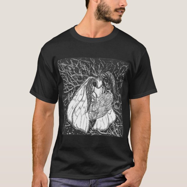 T-shirt La teigne de soie, le tisserand de rêve (Devant)