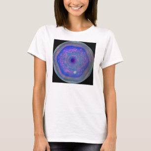 T-shirt La tempête de l'hexagone de Saturne