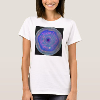 T-shirt La tempête de l'hexagone de Saturne