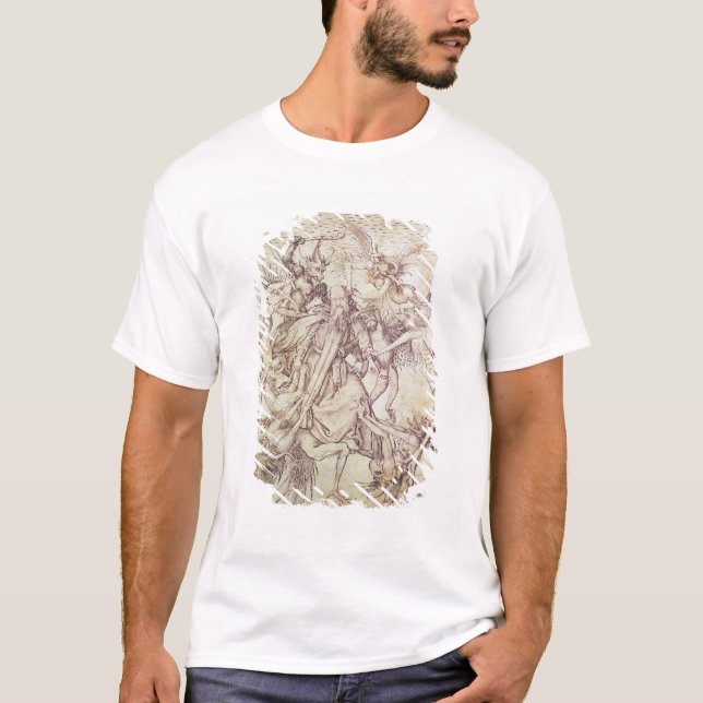 T-shirt La tentation de St Anthony (gravure) (Devant)