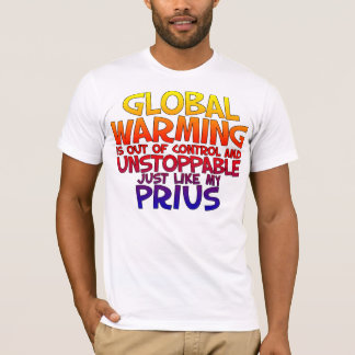 T-shirt La terre contre Prius
