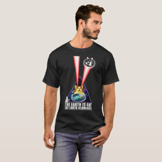 T-shirt La Terre Est Chat ! Es-Tu Une Mère De Chat ?