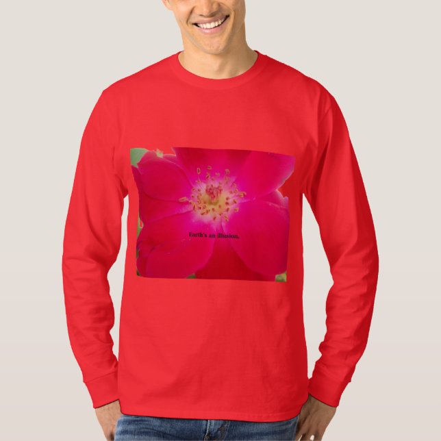 T-shirt La Terre est une illusion (Devant)