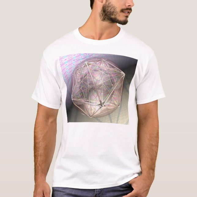 T-shirt La terre et Mars par Martineau (habillement) (Devant)