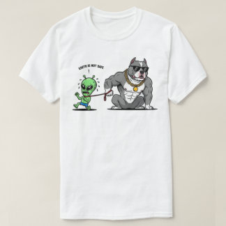 T-shirt La Terre n'est pas sûre