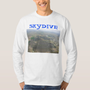 T-shirt la terre skydive de parachute de parachutisme