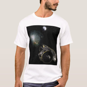 T-shirt La terre, un objet de manière laiteuse
