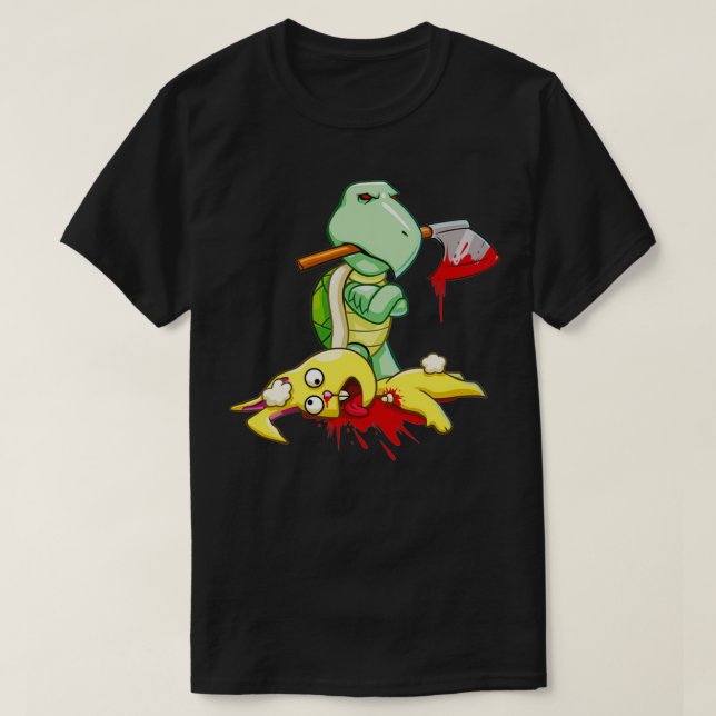 T-SHIRT LA TORTOISE ET LE LIT (Design devant)