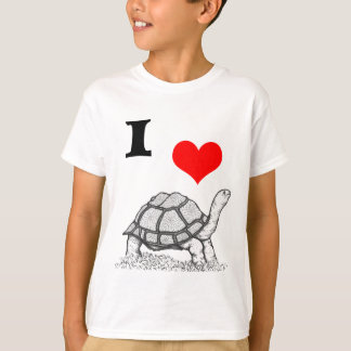 T-shirt La tortue badine la pièce en t