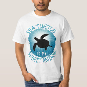T-shirt La tortue de mer est mon esprit animal