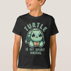 T-shirt La Tortue Est Mon Animal Spirituel Cadeau Pour Amo