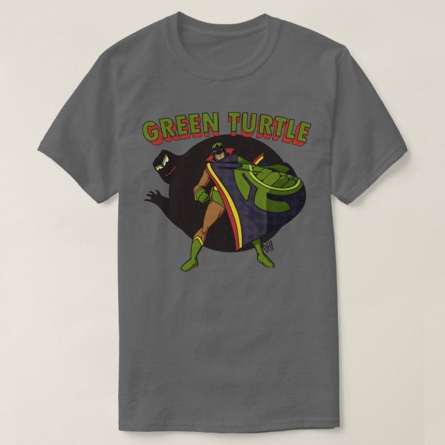 T-shirt La tortue verte (Design devant)