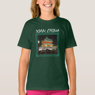 T-shirt La tour Xian antique de la Chine