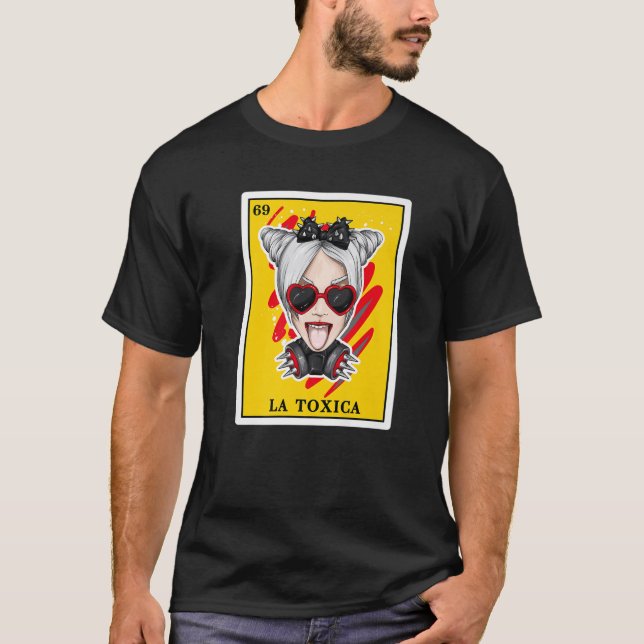 T-shirt La Toxica Lottery Cadeaux Pour Femmes Loterie Mexi (Devant)