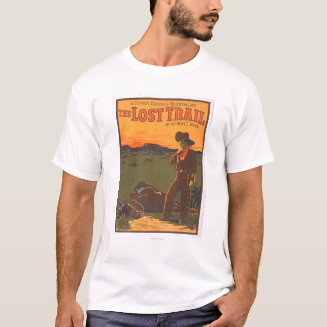 T-shirt La traînée perdue - la vie occidentale de drame de (Devant)