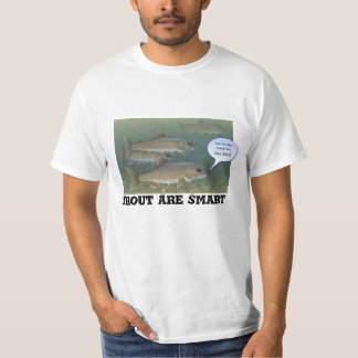 T-shirt La "truite drôle sont" - les chemises drôles