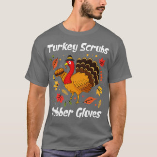 T-shirt La Turquie Écrase Les Gants En Caoutchouc