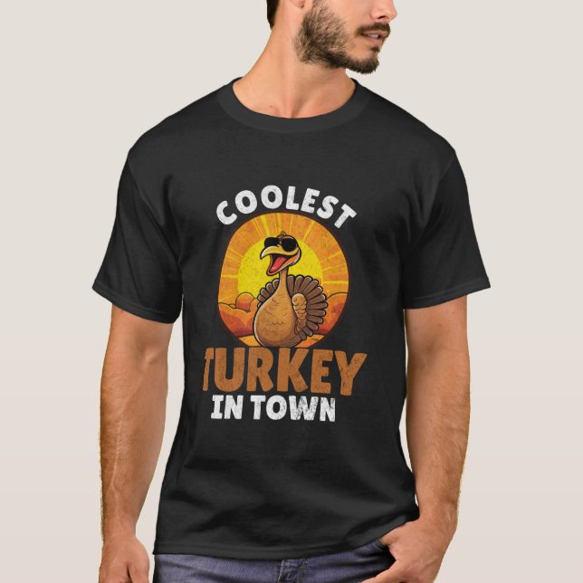 T-shirt La Turquie la plus froide dans la ville drôle Than (Devant)