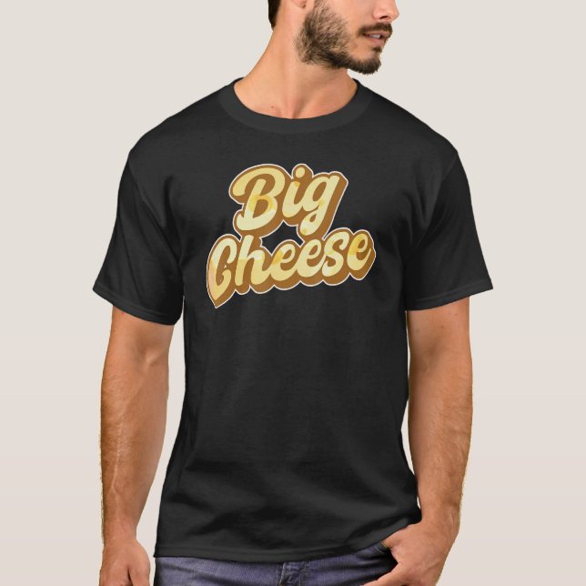 T-shirt La typographie du Big Cheese (Devant)