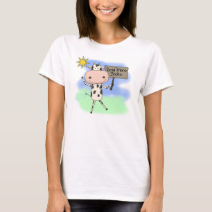 T-shirt La vache a lu plus de livres