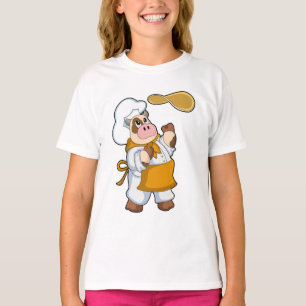 T-shirt La vache fait cuire avec Dough