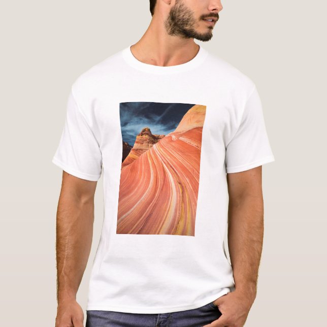 T-shirt La vague, les falaises vermillon, Arizona (Devant)