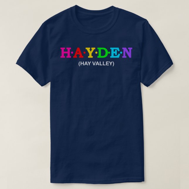 T-shirt La vallée de Hayden Hay (Design devant)