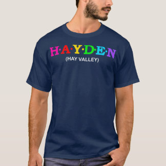 T-shirt La vallée de Hayden Hay