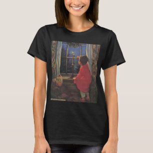 T-shirt La veille de Noël vintage par Jessie Willcox Smith