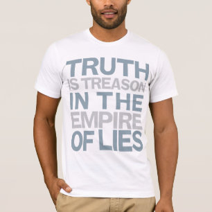 T-shirt La vérité est chemise de trahison