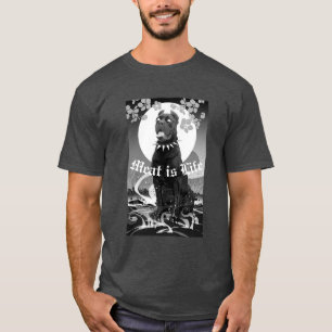 T-shirt La viande de pêches est chemise de la vie