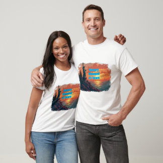T-shirt La victoire a fleuri à l'aube