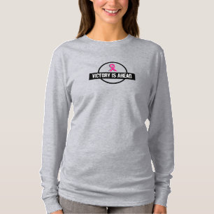 T-shirt "La victoire est à l'avant", le long-pendule fém