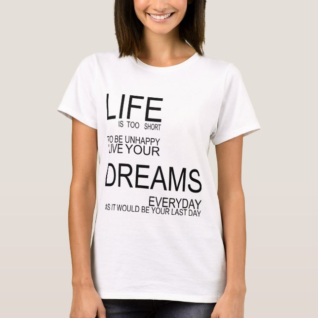 T-SHIRT LA VIE (Devant)
