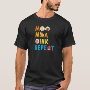 T-shirt La Vie à la Ferme Animal  Dire Vache Chèvre Agricu