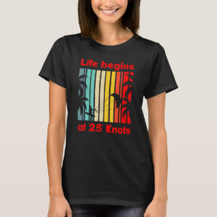 T-shirt La vie commence à 25 nœuds Lifestyle Vintage 1