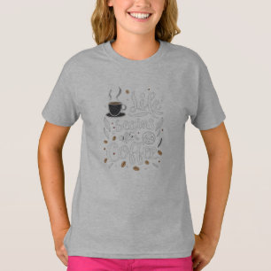 T-shirt La Vie Commence Après Le Café : Un Plaisir À La Ma