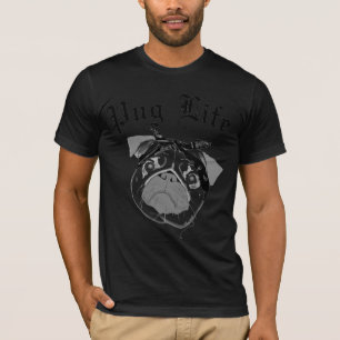 T-shirt La vie de carlin !
