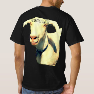 T-shirt La Vie De Chèvre Graphique Dos Audacieux
