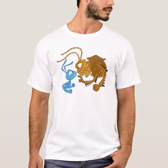 T-shirt La vie de Disney Bug's Life Flik and Hopper (Devant)