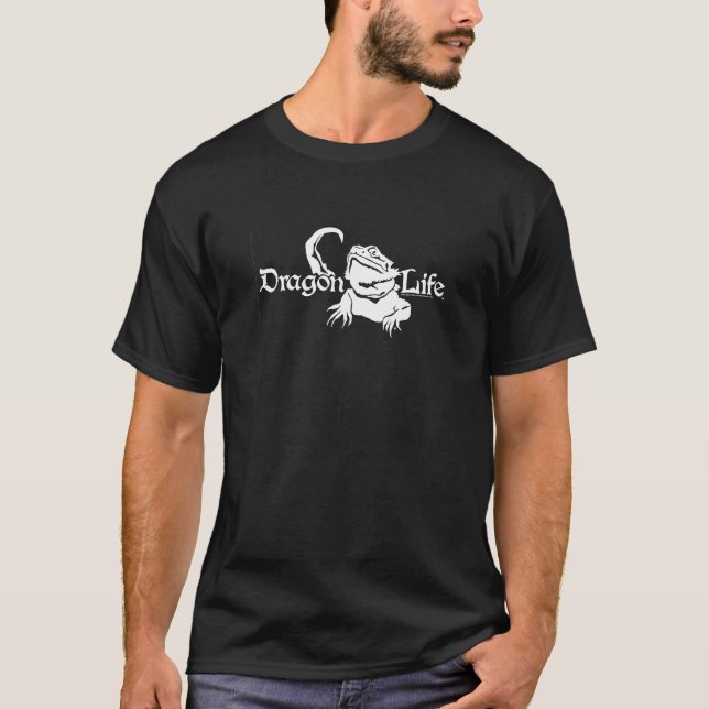 T-shirt La vie de dragon (Devant)