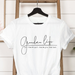 T-shirt La vie de grand-mère