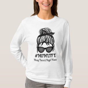 T-shirt La vie de maman   Maman, maman, maman et bruh