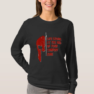 T-shirt La vie de Spartan Race commence à la fin de votre 