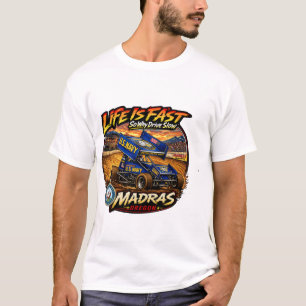 T-shirt La vie de Sprint Car de l'US Navy est rapide