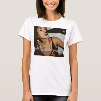 T-shirt La vie de Turbo Blanco est pièce en t chère de