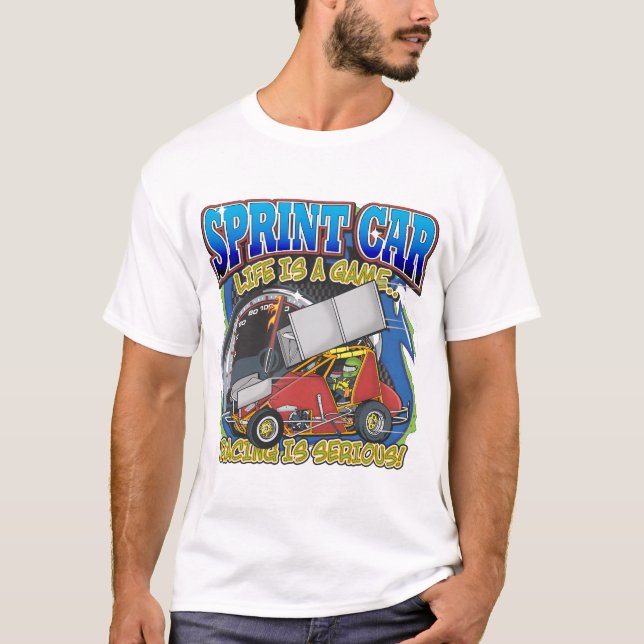 T-shirt La vie de voiture de sprint (Devant)