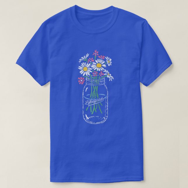 T-shirt La vie des femmes est bonne Fleur Awesome Cadeau (Design devant)
